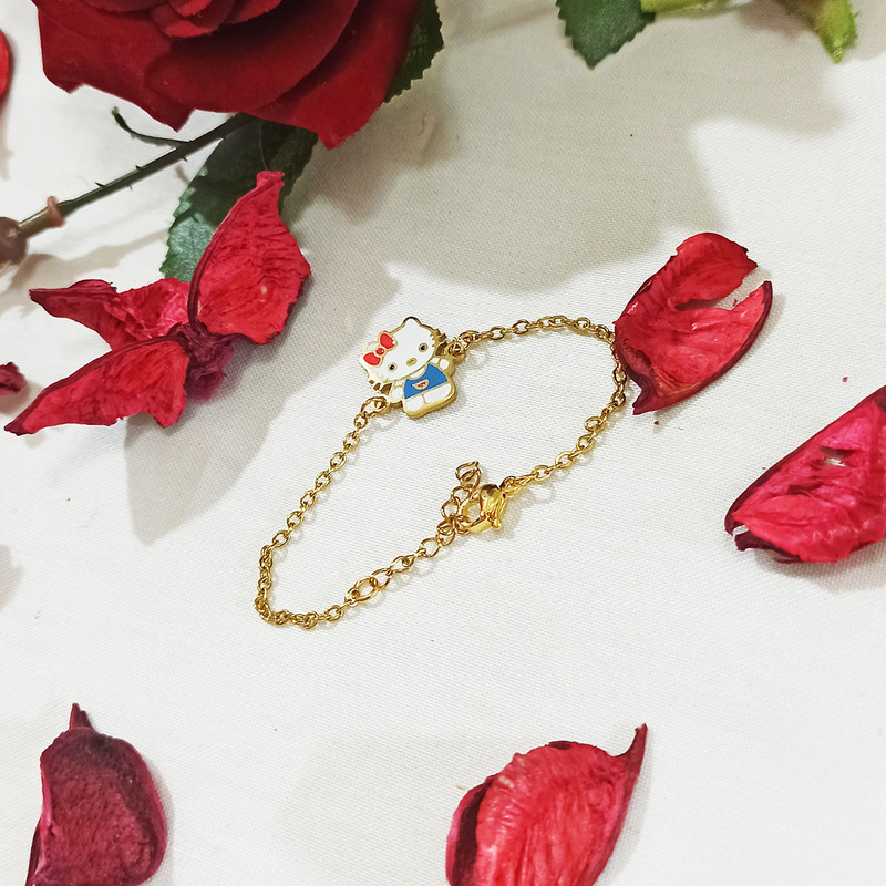 دستبند دخترانه سلین کالا مدل گربه کد ce-As40 دستبند دخترانه سلین کالا مدل گربه کد ce-As40