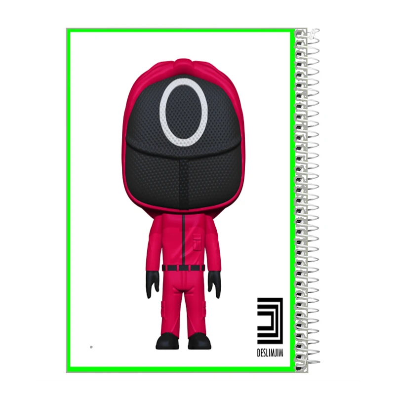 دفتر زبان 60 برگ طرح سریال اسکویید گیم z828