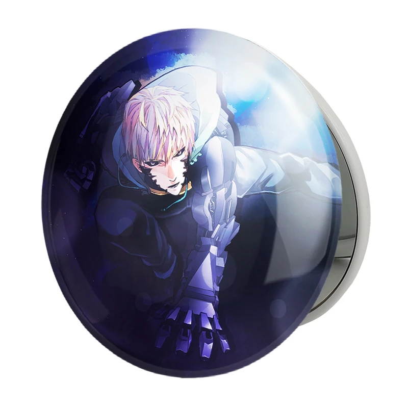 آینه جیبی خندالو طرح جنوس انیمه مرد تک مشتی One Punch Man مدل تاشو کد 11337 