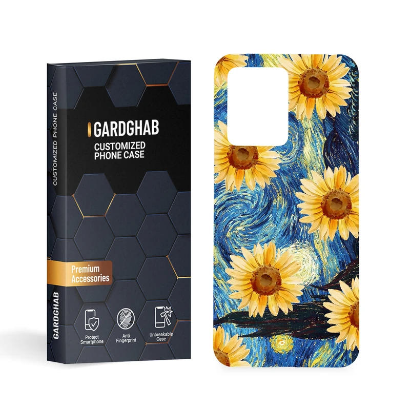 کاور گارد قاب مدل گل مناسب برای گوشی موبایل شیائومی Redmi Note 12 4G