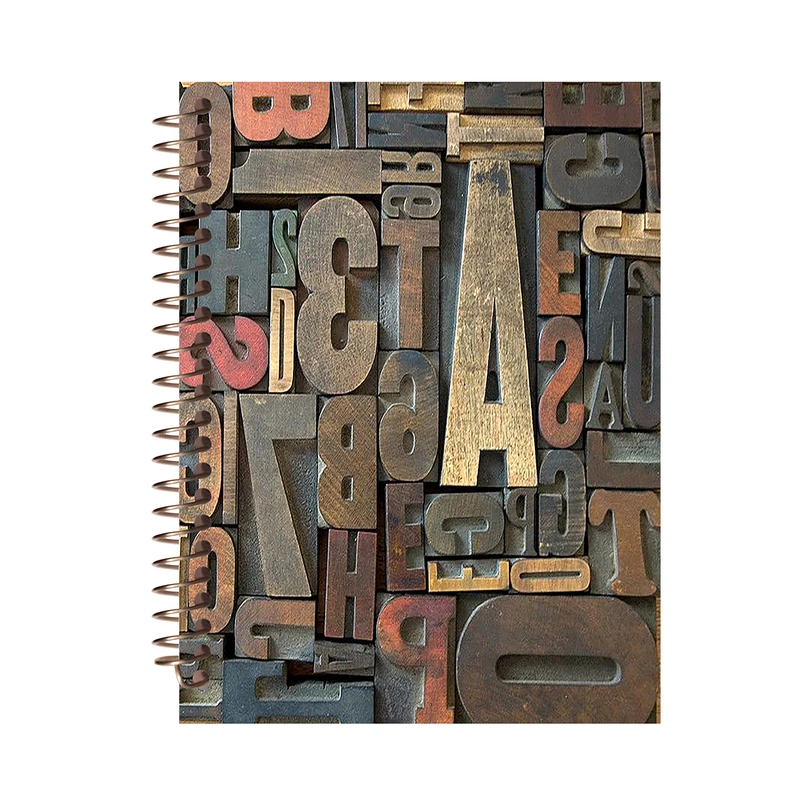 دفتر زبان 60 برگ طرح حروف انگلیسی کد L310