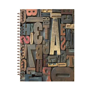 دفتر لغت 100 برگ طرح حروف انگلیسی کد W310