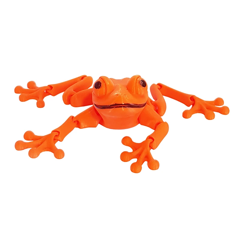 اکشن فیگور طرح قورباغه مدل مفصل دار طول 7 سانتی متر