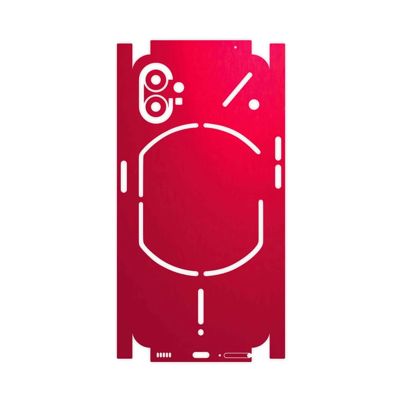 برچسب پوششی ماهوت مدل Matte-Warm-Red-FullSkin مناسب برای گوشی موبایل ناتینگ Phone 1