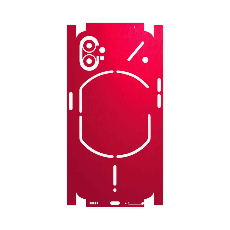برچسب پوششی ماهوت مدل Matte-Warm-Red-FullSkin مناسب برای گوشی موبایل ناتینگ Phone 1