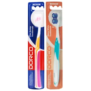 مسواک دورکو مدل Plus Action با برس متوسط به همراه مسواک دورکو مدل Shiny White با برس متوسط