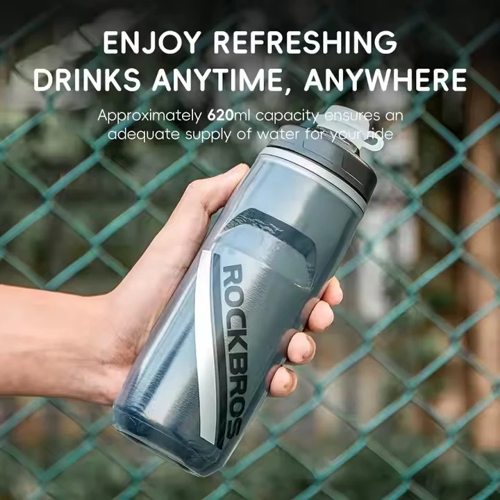 عکس شماره 3 : قمقمه دوچرخه راک براس مدل اسپرت گنجایش 0.6 لیتر