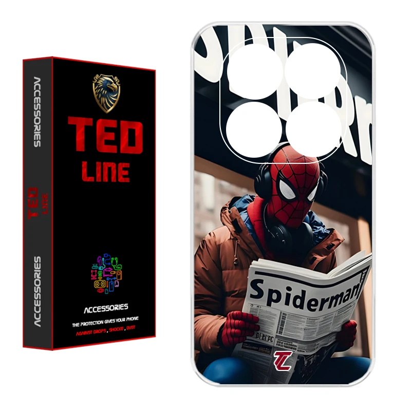 کاور تدلاین طرح مردعنکبوتی کد 1167 مناسب برای گوشی موبایل شیائومی Poco X7 / Redmi Note 14 Pro 4G