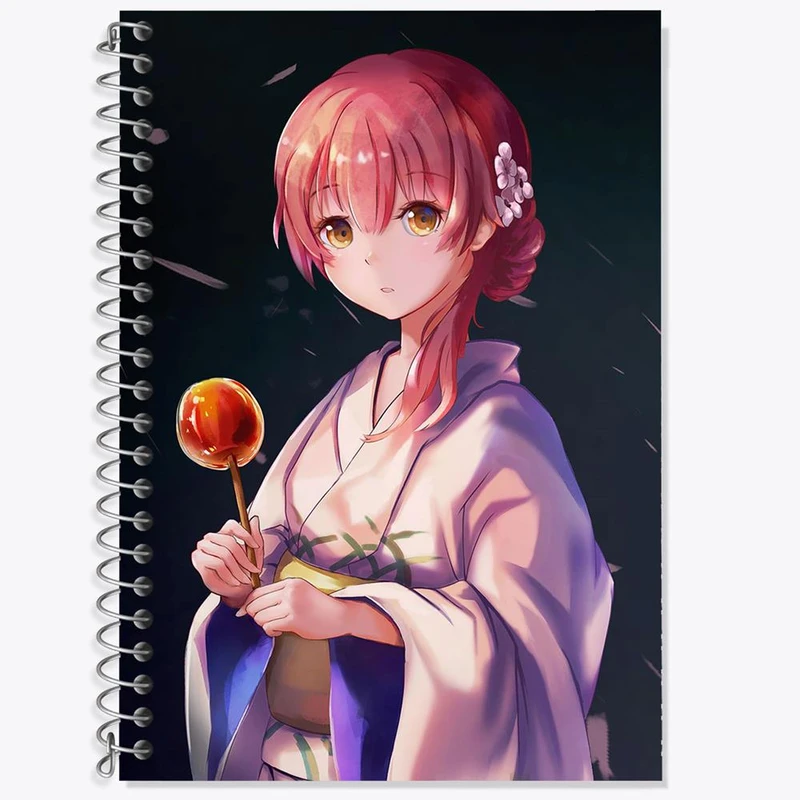 دفتر زبان 50 برگ خندالو مدل دو خط طرح شوکو نیشیمیا انیمه سایلنت ویس A Silent Voice کد 15809