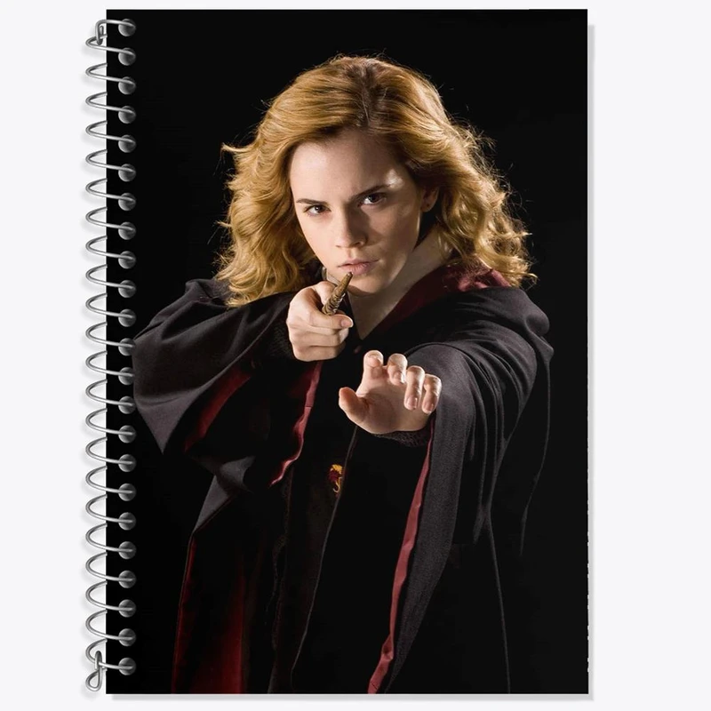 دفتر زبان 50 برگ خندالو مدل سه خط طرح هری پاتر هرمیون گرانجر کد 24950