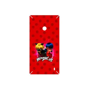 MAHOOT Ladybug and Cat Noir Cover Sticker for Nokia Lumia 520
