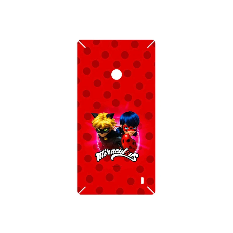 برچسب پوششی ماهوت مدل Ladybug and Cat Noir مناسب برای گوشی موبایل نوکیا Lumia 520