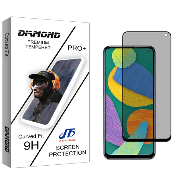 محافظ صفحه نمایش حریم شخصی جی اف مدل Diamond مناسب برای گوشی موبایل سامسونگ Galaxy F13