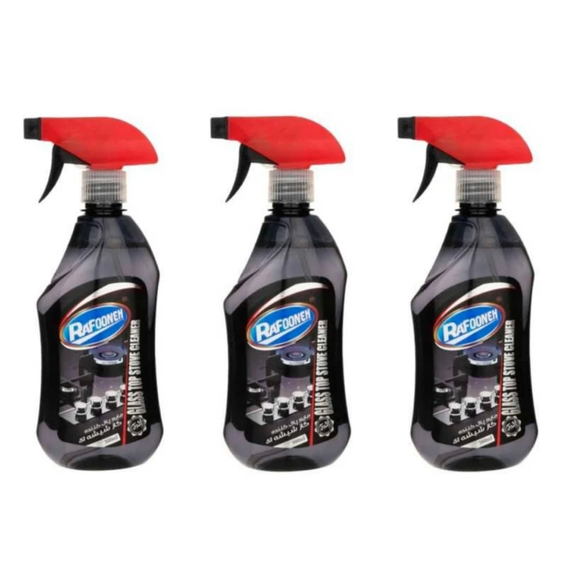 اسپری گاز پاک کن شیشه ای رافونه مدل 0088 حجم 500 میلی لیتر  بسته 3 عددی