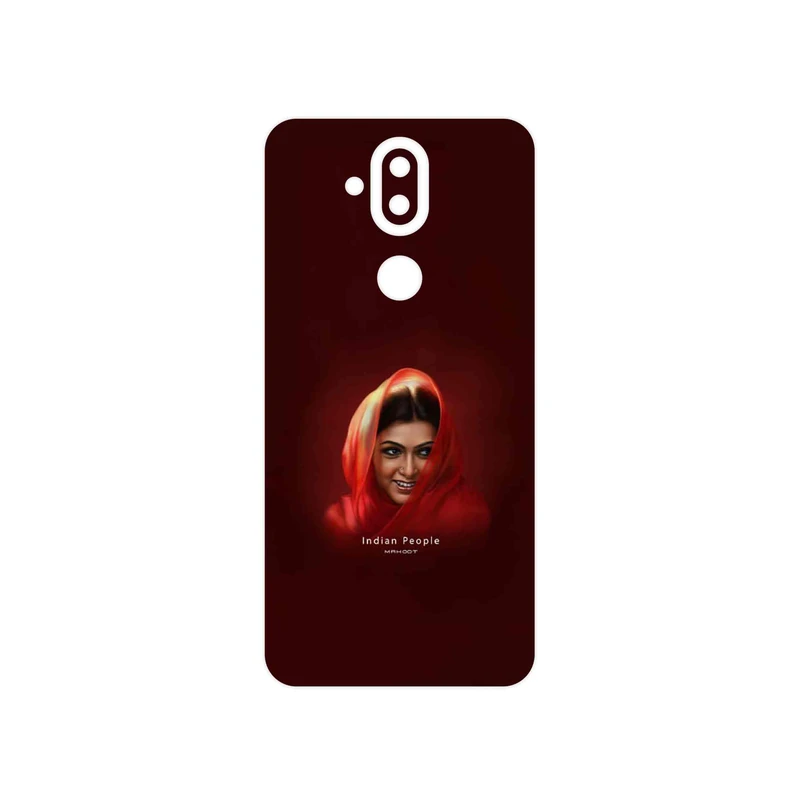 برچسب پوششی ماهوت مدل Portrait of an Indian Woman مناسب برای گوشی موبایل نوکیا 8.1