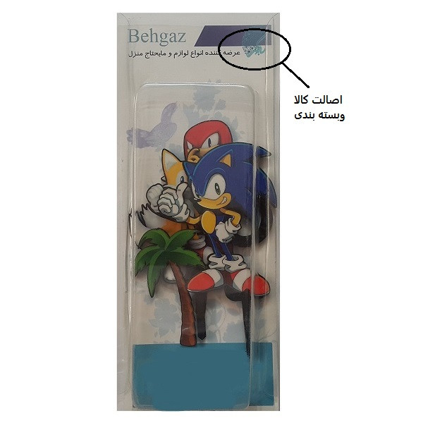 ابزار تزیین کیک به گز مدل سونیک و دوستان مجموعه 6 عددی