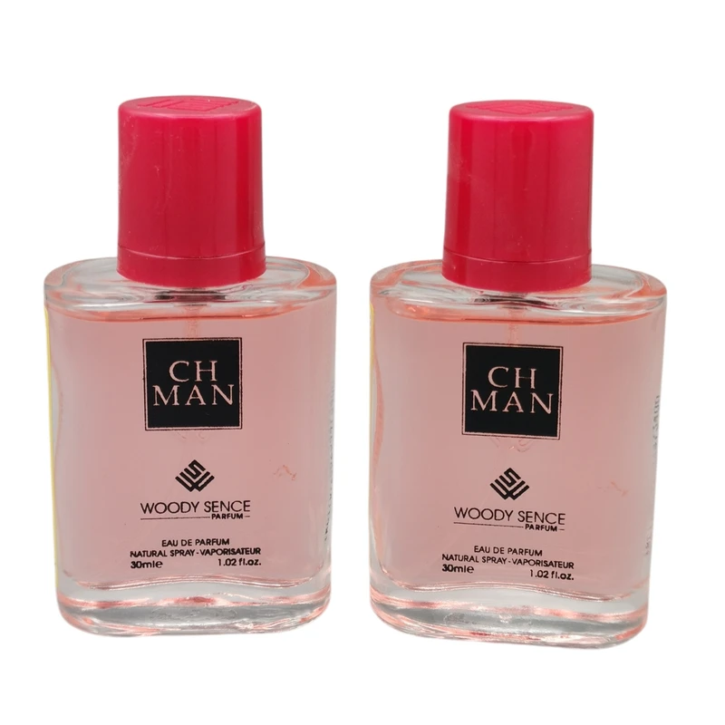 عطر جیبی مردانه وودی سنس مدل CH حجم 30 میلی لیتر بسته 2 عددی