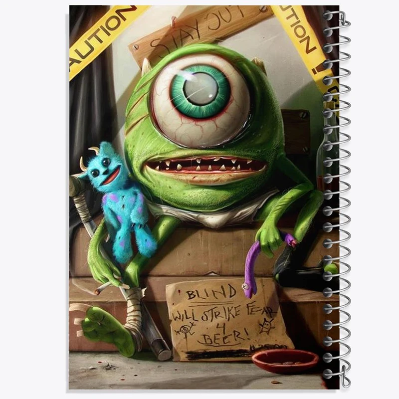 دفتر لیست خرید 50 برگ خندالو طرح کارخانه هیولاها کد 1531