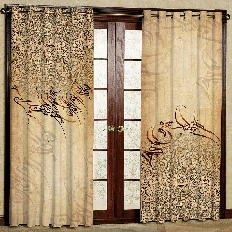 پرده مدل شعر مخمل پانچی کد 1060L سایز 140x280 سانتی متر