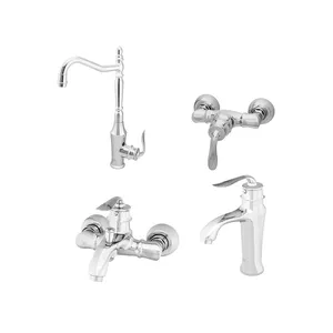 ست شیرآلات زینو مدل ریوان کد zx1947 مجموعه 4 عددی