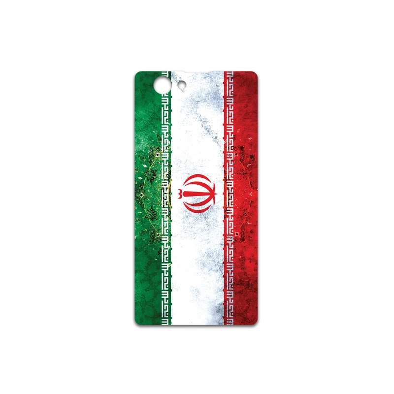 برچسب پوششی ماهوت مدل IRAN-Flag-1 مناسب برای گوشی موبایل سونی Xperia Z1 Compact