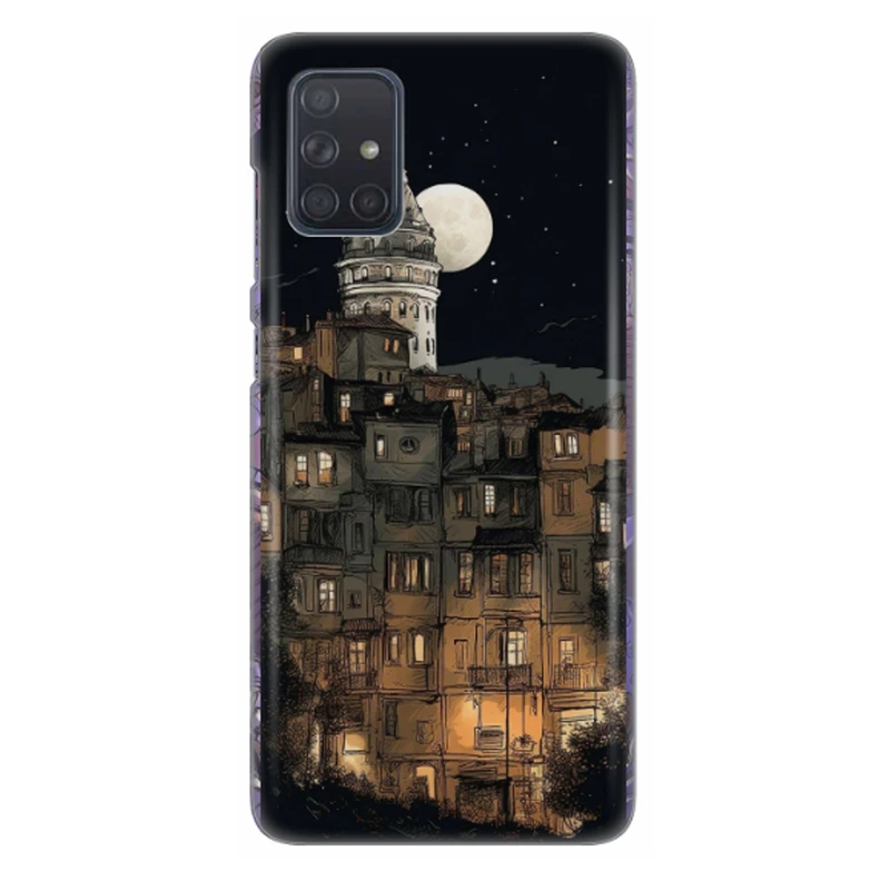 کاور طرح روستا و ماه کد DIMO-098 مناسب برای گوشی موبایل سامسونگ Galaxy A31