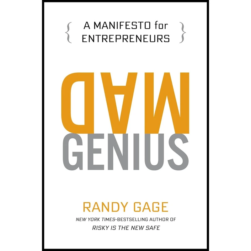 کتاب Mad Genius اثر Randy Gage انتشارات TarcherPerigee