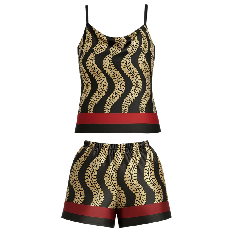 لباس خواب زنانه لیدی سکرت مدل ساتن کد 5506-4