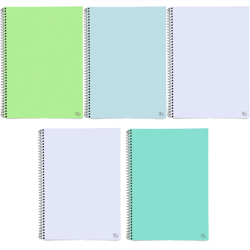 دفتر مشق 50 برگ مدوپد طرح ساده کد BD10139 مجموعه 5 عددی