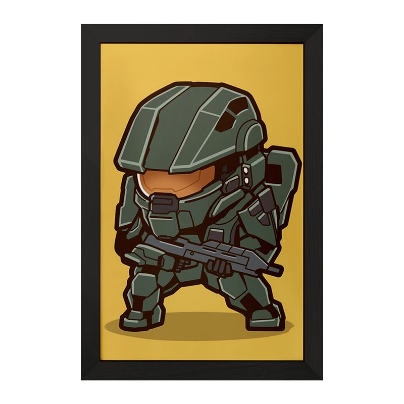 تابلو خندالو مدل بازی هیلو (Halo) کد 31481