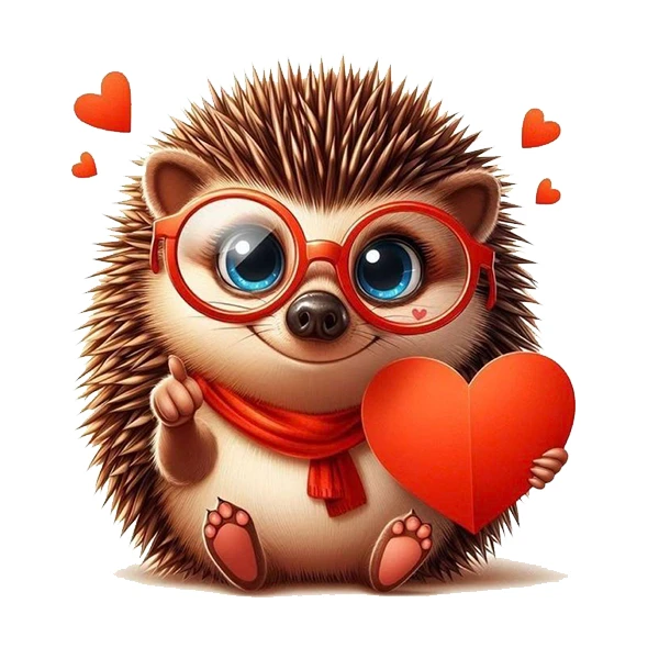 استیکر پارچه و لباس پاد آفرین طرح جوجه تیغی کد 960