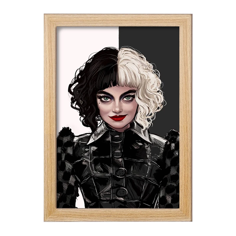 تابلو خندالو مدل کروئلا Cruella  کد 10750