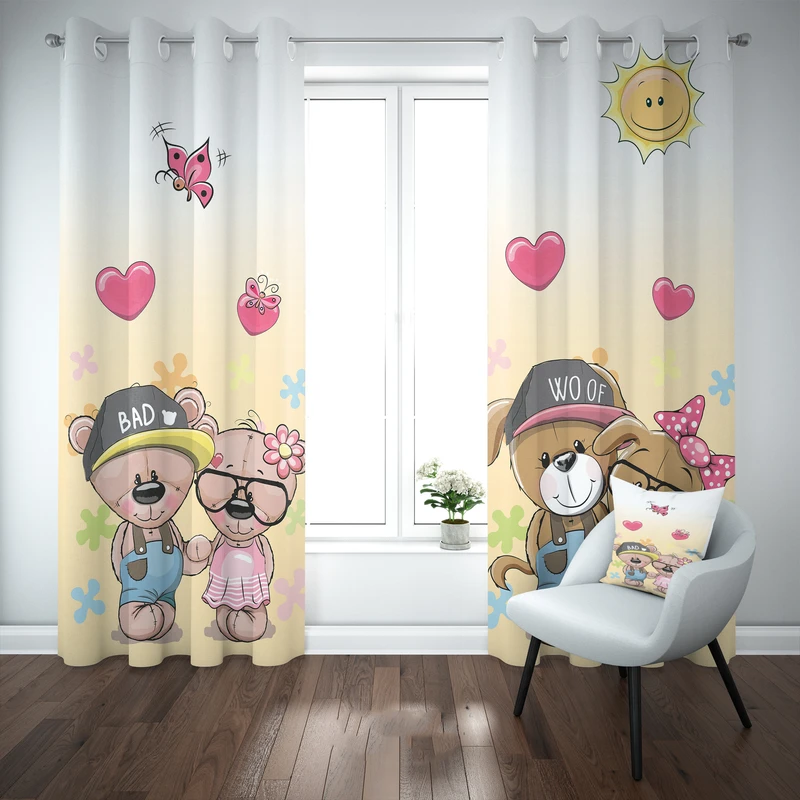 پرده مدل b1383 سایز 140×280 سانتی متر