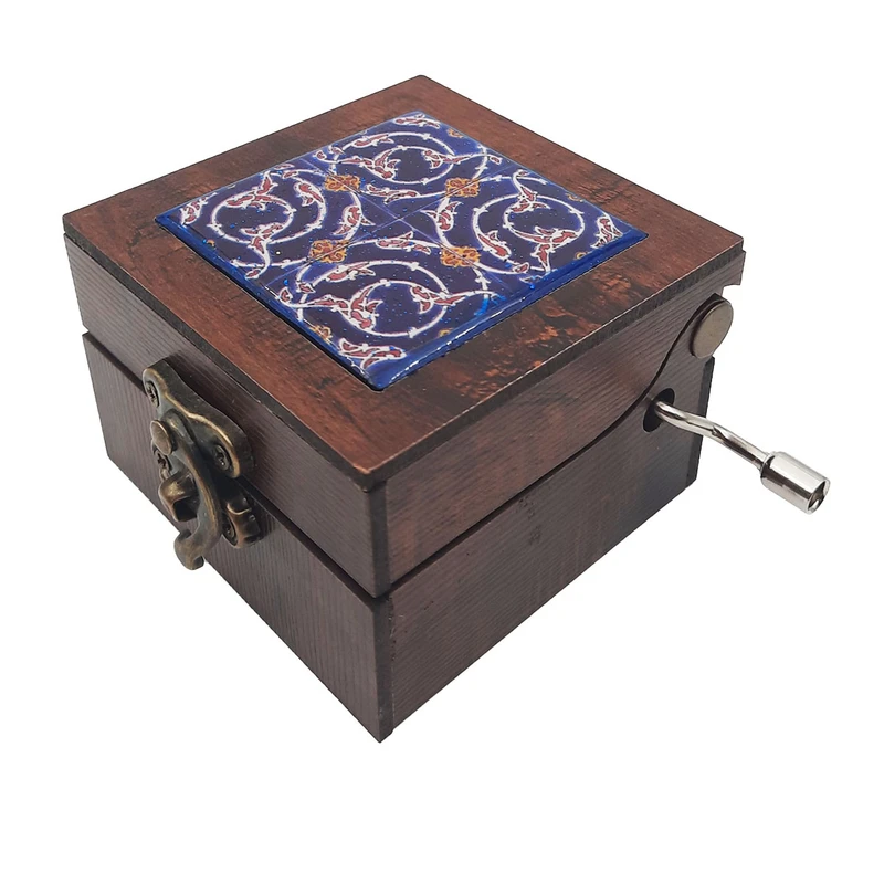 جعبه موزیکال طرح سنتی آینه دار کد JM-S09