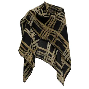 روسری زنانه مدل گارزا ژاکارد دست دوز کد 05