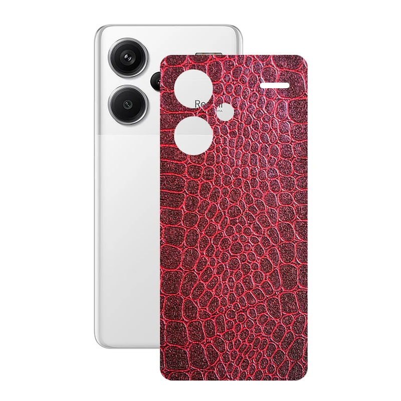 برچسب پوششی ریمکس مدل Leth طرح پوست ماری مناسب برای گوشی موبایل شیائومی Redmi Note 13 Pro Plus