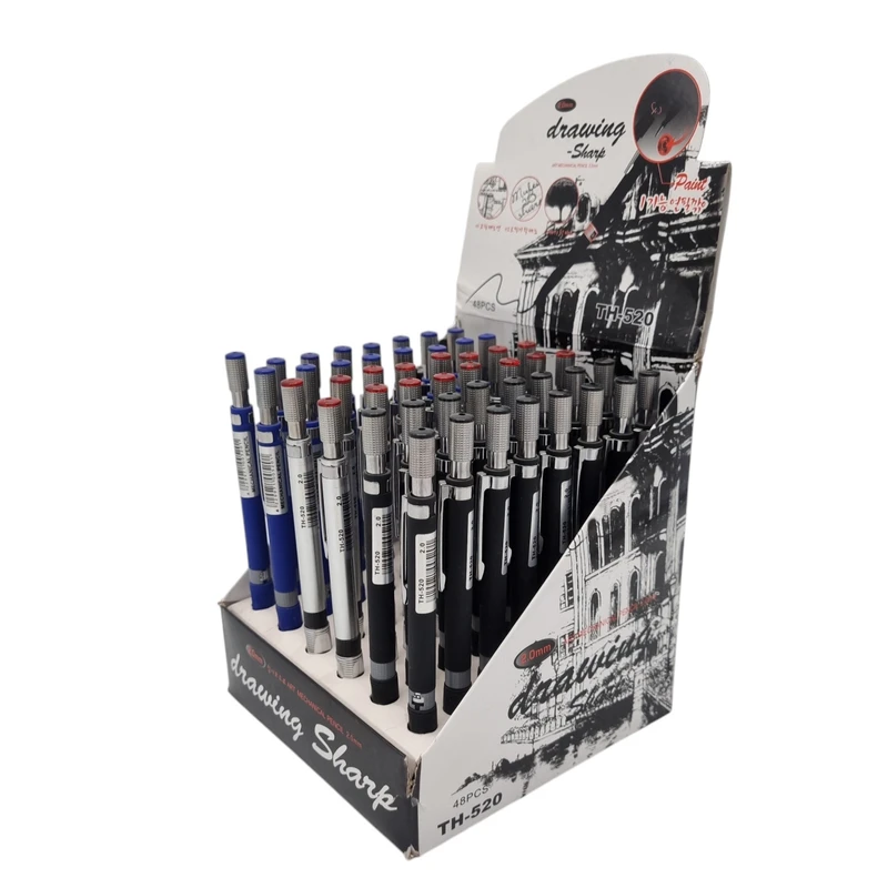 مداد نوکی 2.0 میلی متری کد TH520 مجموعه ۴۸ عددی