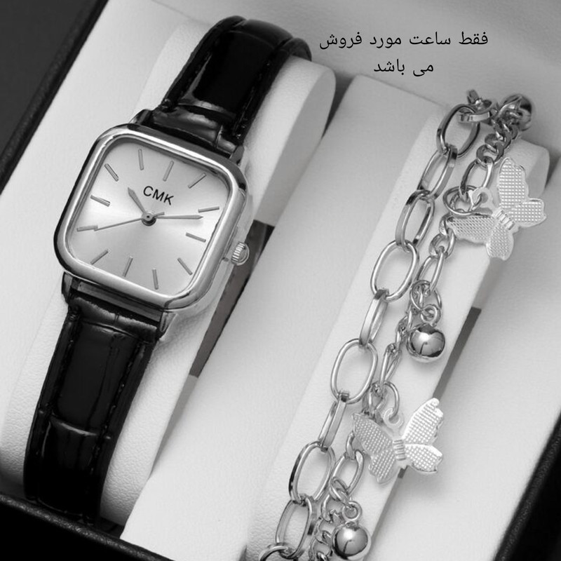 ساعت مچی عقربه ای زنانه سی ام کا مدل کلاسیک بند چرم کد 02 ساعت مچی عقربه ای زنانه سی ام کا مدل کلاسیک بند چرم کد 02