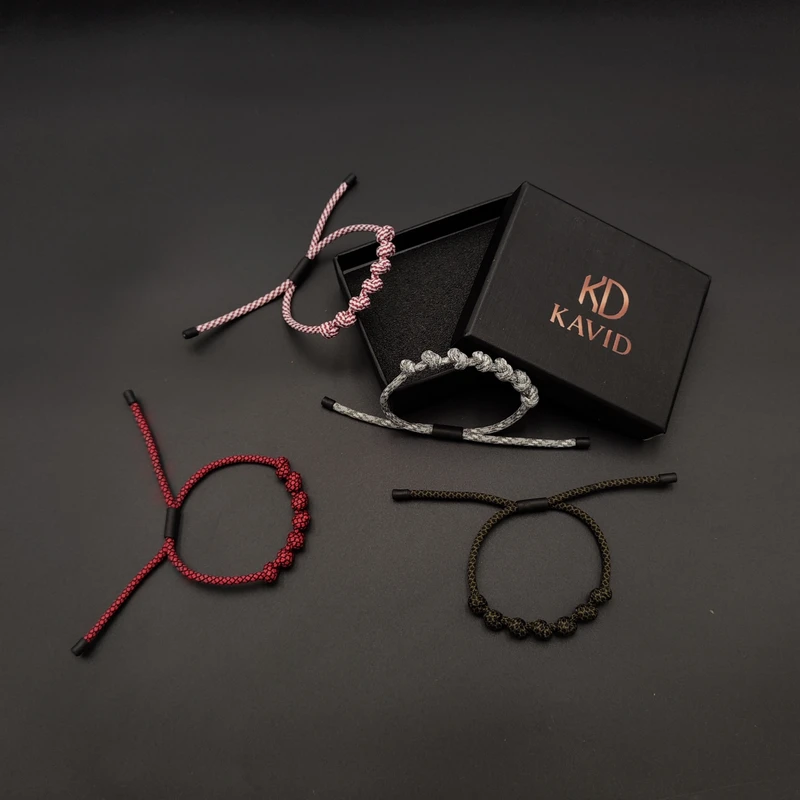 عکس شماره 3 : دستبند کاوید مدل هفت-گره kd_mw701