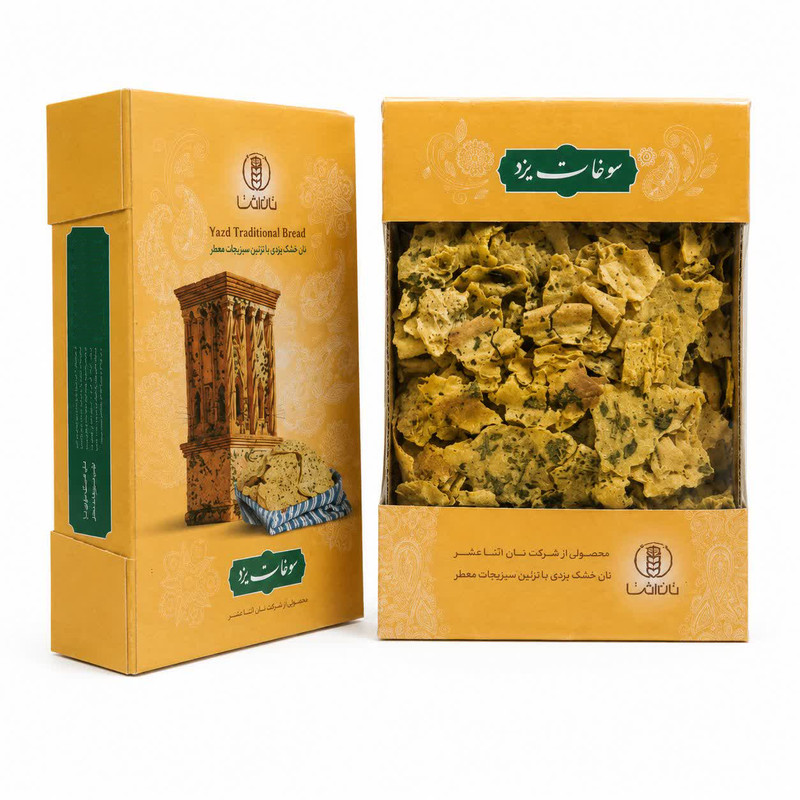 نان خشک یزدی اثناعشر - 900 گرم