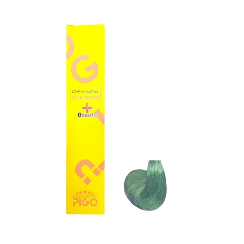 رنگ مو پیگو شماره Gr.01 مدل پلاس بیوتی حجم‌ 105میلی لیتر رنگ بهار سبز