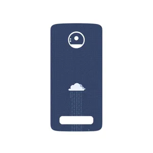 MAHOOT Minimal Data Cloud Cover Sticker for Motorola Moto Z