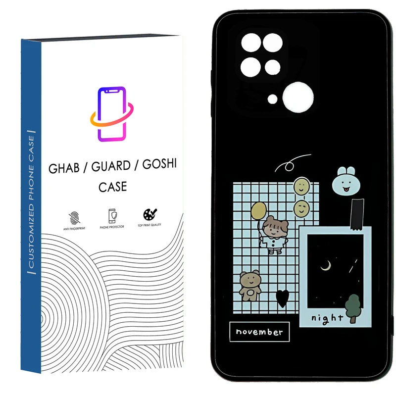 کاور قاب گارد گوشی طرح دخترانه کد 44 - TPU مناسب برای گوشی موبایل شیائومی Poco C40