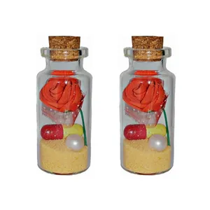 بطری دکوری مدل مروارید عشق بسته دو عددی