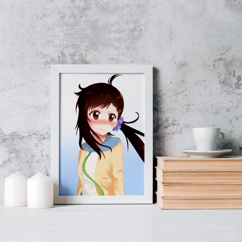 تابلو خندالو مدل اونودرا انیمه عشق دروغین کد 17142