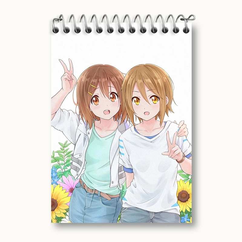 دفتر یادداشت 50 برگ خندالو مدل یویی و ریتسو انیمه كي اون کد 34148