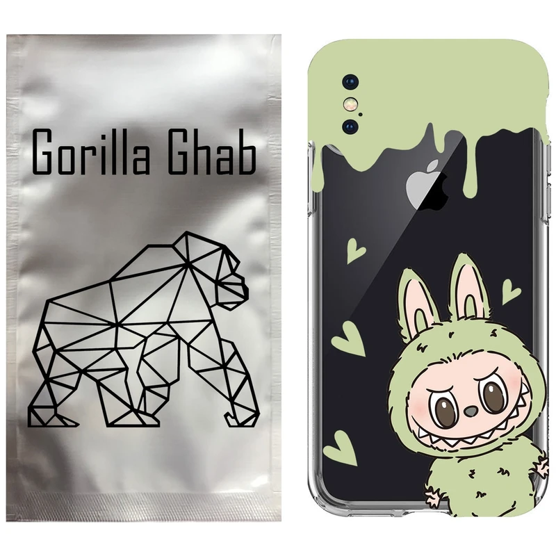 کاور گوریلا قاب مدل CLG کد 132 طرح لبوبو مناسب برای گوشی موبایل اپل iPhone X / XS