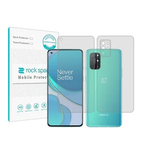 Rockspace clear screen protector HyGEL model suitable for OnePlus 8T mobile phone with back protector