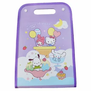 پوشه دکمه‌دار مدل دیوایدری طرح کرومی و سانریو وارداتی بسته یک عددی  سایز A3