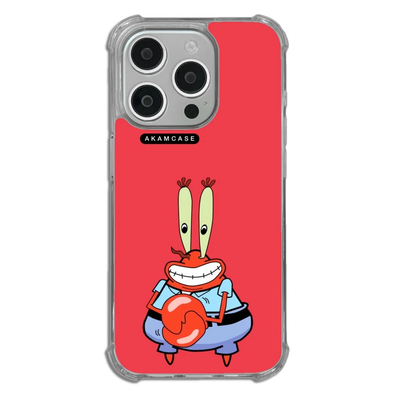 کاور آکام مدل AMC-WTA15PRO-SPONGE BOB2 مناسب برای گوشی موبایل اپل iPhone 15 Pro